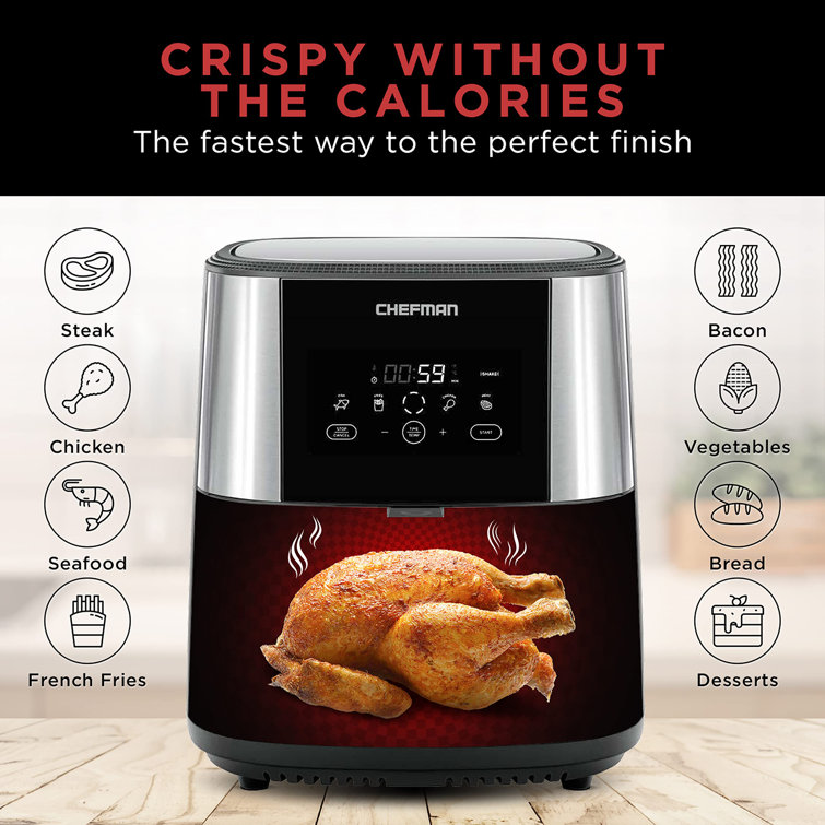 Chefman 2 in 1 Max XL 8 Qt. Air Fryer, Healthy Cooking, User