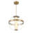 Brayden Studio® Gokul - Wide Led Pendant In Celeste Brass Finish-1916484251-1916484249