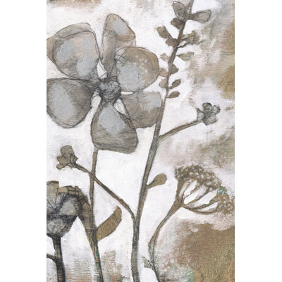 Metallic Garden II - Wrapped Canvas Print