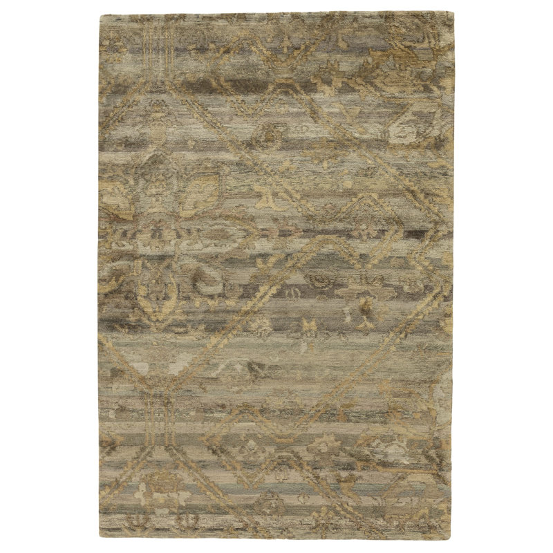 Aster One-of-a-Kind 4' x 6' Hand Knotted Area Rug