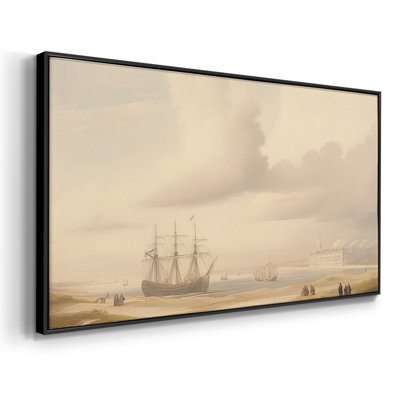 Série nautique - Cxxxi - Toile tendue avec châssis encadré - Prêt à être accroché