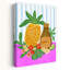 Jamaican Rum Pineapple Colorful Vibrant Abstract Fruit Summer Wall Art Print-320364937
