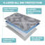 Matelas à langer lavable Bohemian, 35,43 x 23,62 pouces, gris-131215043