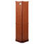 Vitrine à 6 tablettes Cherry avec tablettes réglables en verre et miroir à miroir-121507260