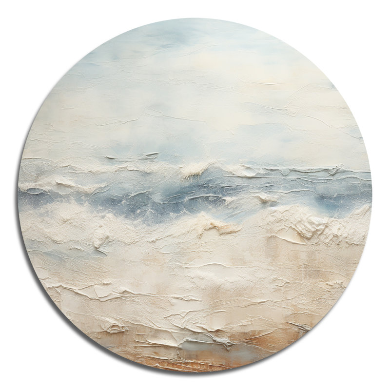 Rasch - art en métal rond côtier, H 16 po x l 16 po