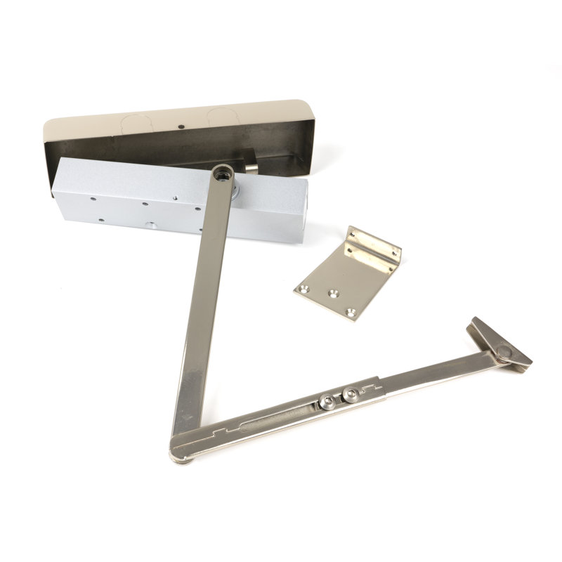 Door Closer & Cover Accessory, Polished Nickel