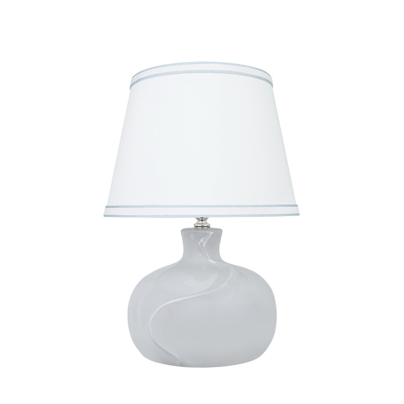 Lampe de table 14,5 ", Gris clair