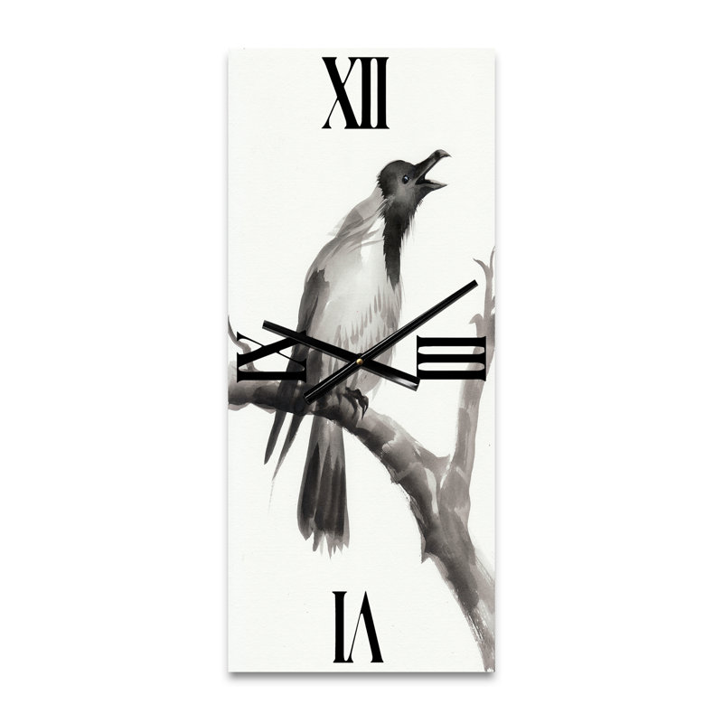 Horloge murale pleurs sur une branche, Grand