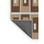 Tapis décoratif à motif géométrique brun Quint-1326200443