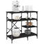 Baker's Rack 90X40x84 Cm Engineered Wood And Metal-1773472319