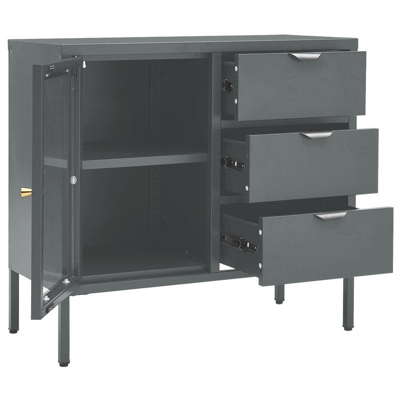 Bryshaun 75cm Sideboard, Anthracite