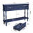 Mid-Century Console Table with 2 Drawers for Entry and Living Room,Blue-688286576