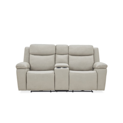 Causeuse double Charles avec cuir Charles