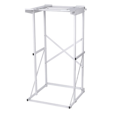 BCDPW Series BLACK+DECKER BWDS Washer Dryer Stacking Rack Stand, White