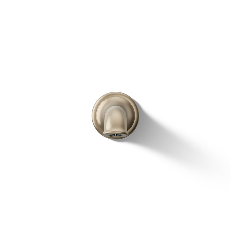Artifacts® Wall-Mount Bath Spout with Flare Design, Vibrant Brushed Bronze