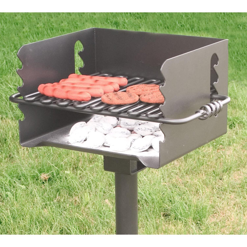 Pilot Rock 14.12'' W Portable Charcoal Grill