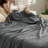 Bedsure 100% Cotton Blanket Soft Cozy Textured Herringbone Woven Blanket for All Seasons-105504829-105504831