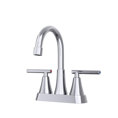 Robinet de lavabo de salle de bain à 2 poignées certifiées CUPC de 7,86 po d'Uniwa (finition chromée)