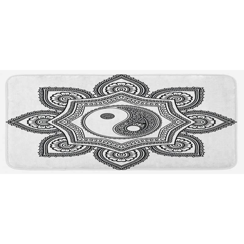 Eclectic Synthetic Kitchen Mat