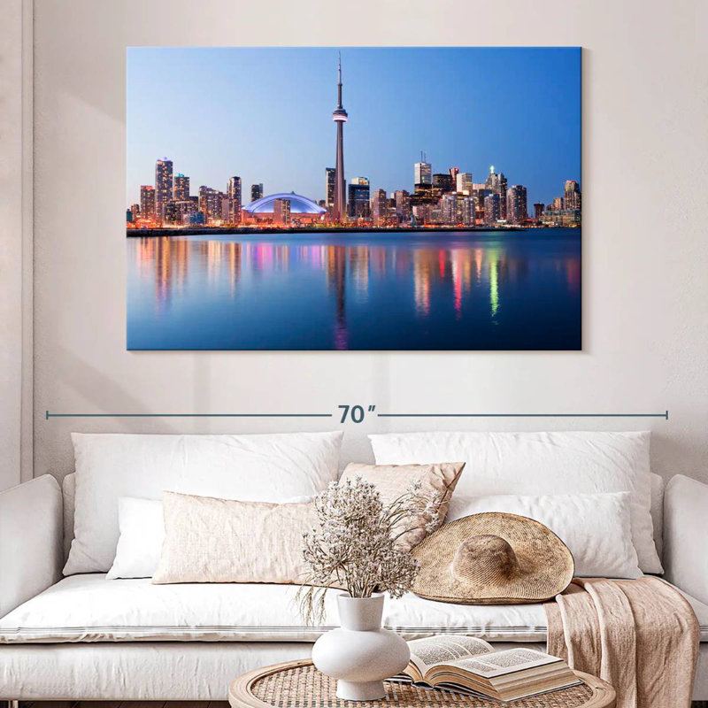 Rorry Toronto Skyline, 34" H x 51" W