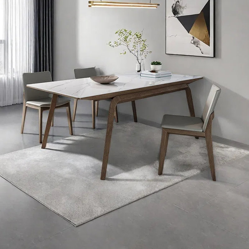 Table de salle à manger simple et moderne, H 29,53 po x L 62,99 po x l 31,5 po