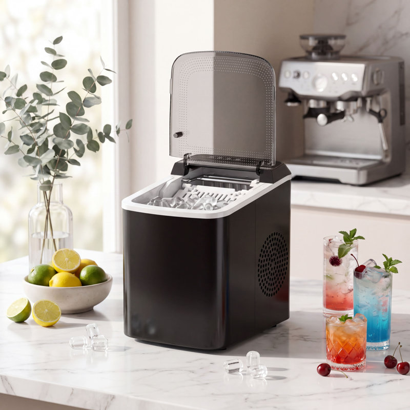 Machine à glaçons portative de 33 lb/24 h avec nettoyage automatique