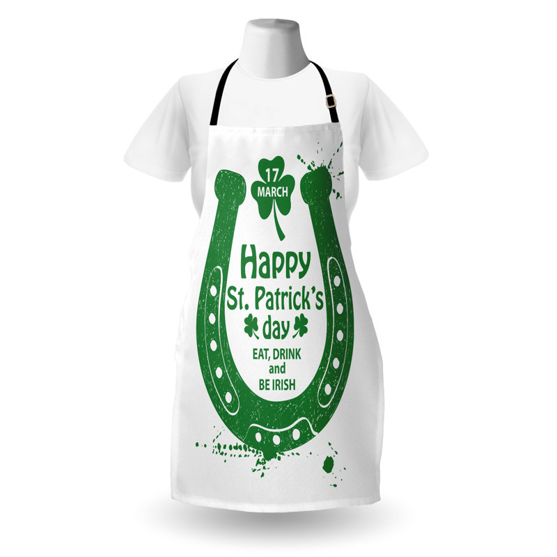 St. Patrick's Day No Pattern Bib Apron