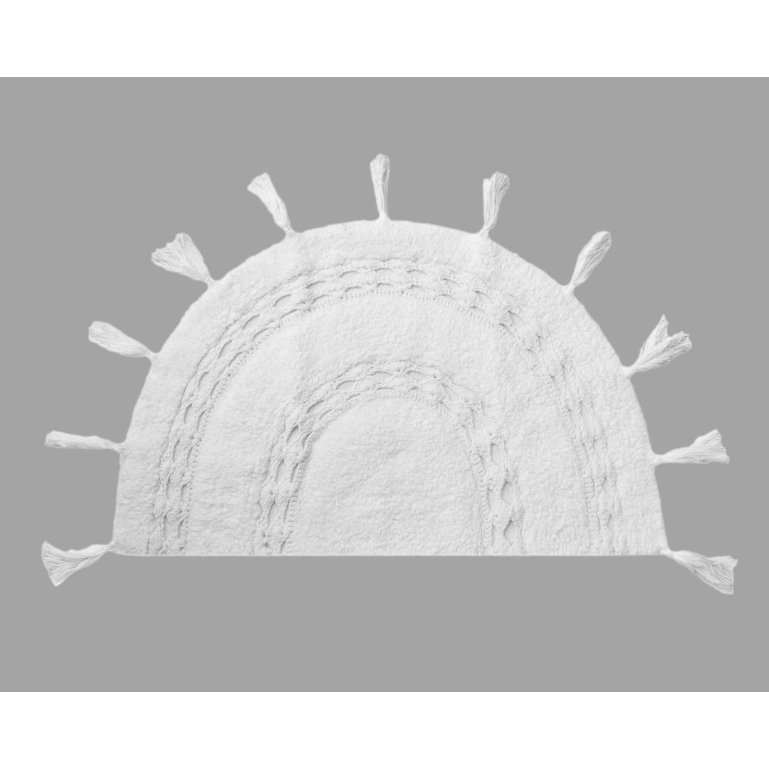 Abinash 100% Cotton Bath Rug Dakota Fields 