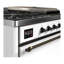 Majestic III Series 48 Inch Dual Fuel Range with 5 Sealed Burners, Griddle, Frenchtop in Burgundy (Natural Gas, Chrome Trim)-1604647824-1604647825-1604647913