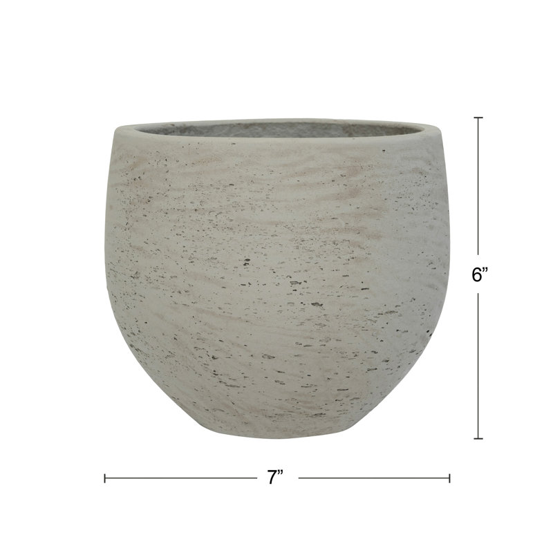 Bohemian Pots Handmade Fiberstone Planter