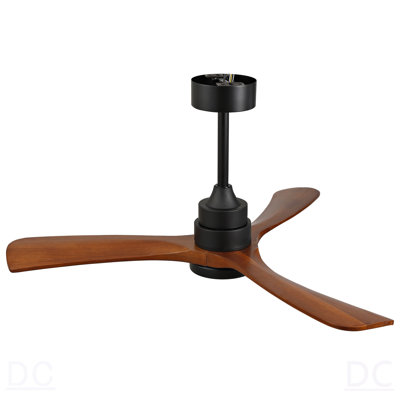 Hot Sales 42 Inch Ceiling Fans With Lights And Remote, Outdoor Ceiling Fan For Patios With Light 3 Blades Modern Ceiling Fan Noiseless Reversible DC Motor, Wood Fan For Farmhouse