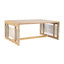Ensemble modulaire d'extérieur 5 pièces avec table basse, table d'appoint, canapé et 2 fauteuils