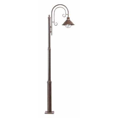 Holyoke Stained Glass Lamp Post (Full) Post Lantern