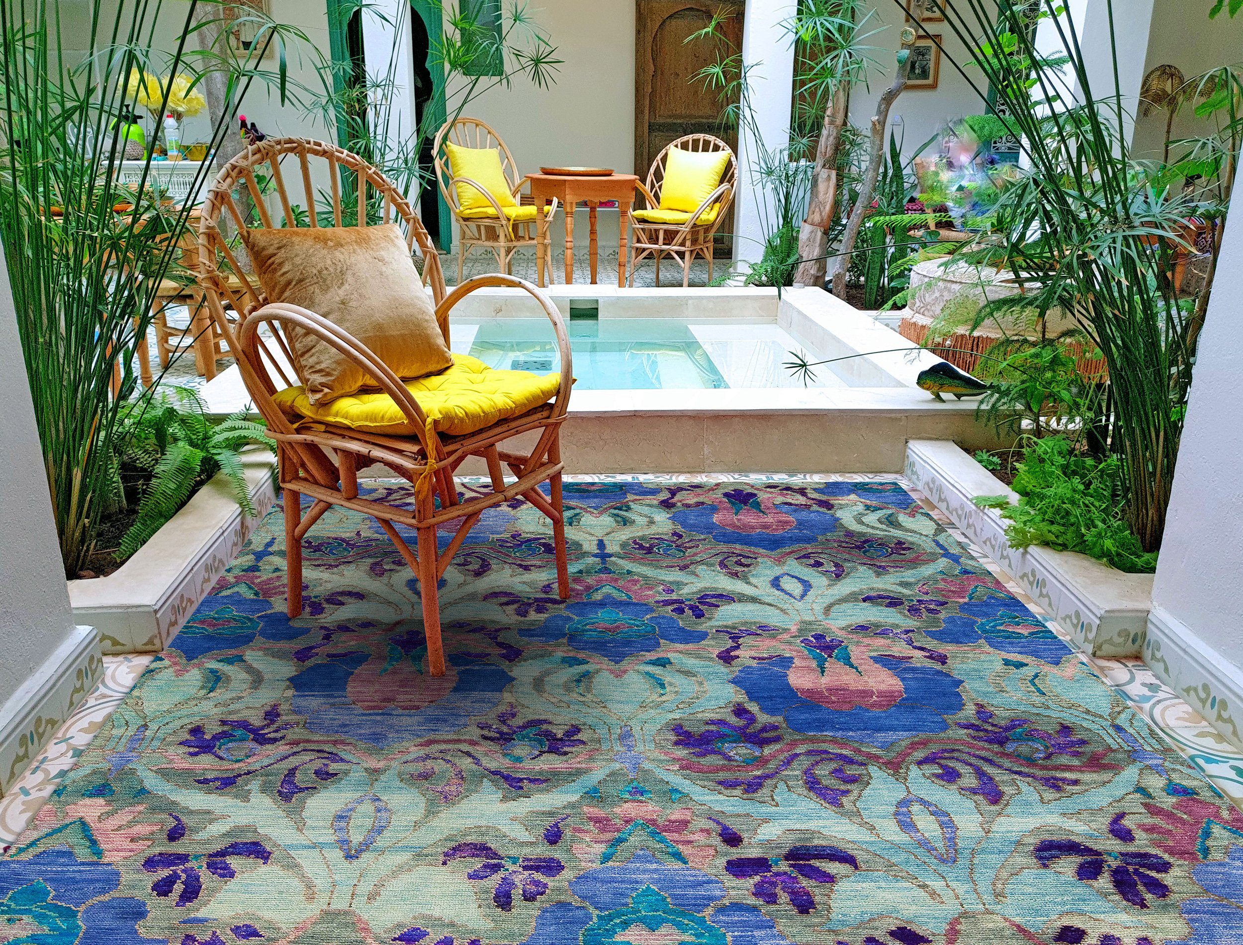 Samad Rugs Rectangle Seville Rectangle 8' X 10' Area Rug | Wayfair