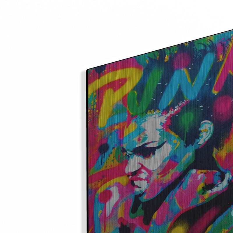 Art mural Ebern Designs «Punk» par Abstract Graffiti