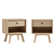 Bradgate 1-Drawer Nightstands with Storage Cubby