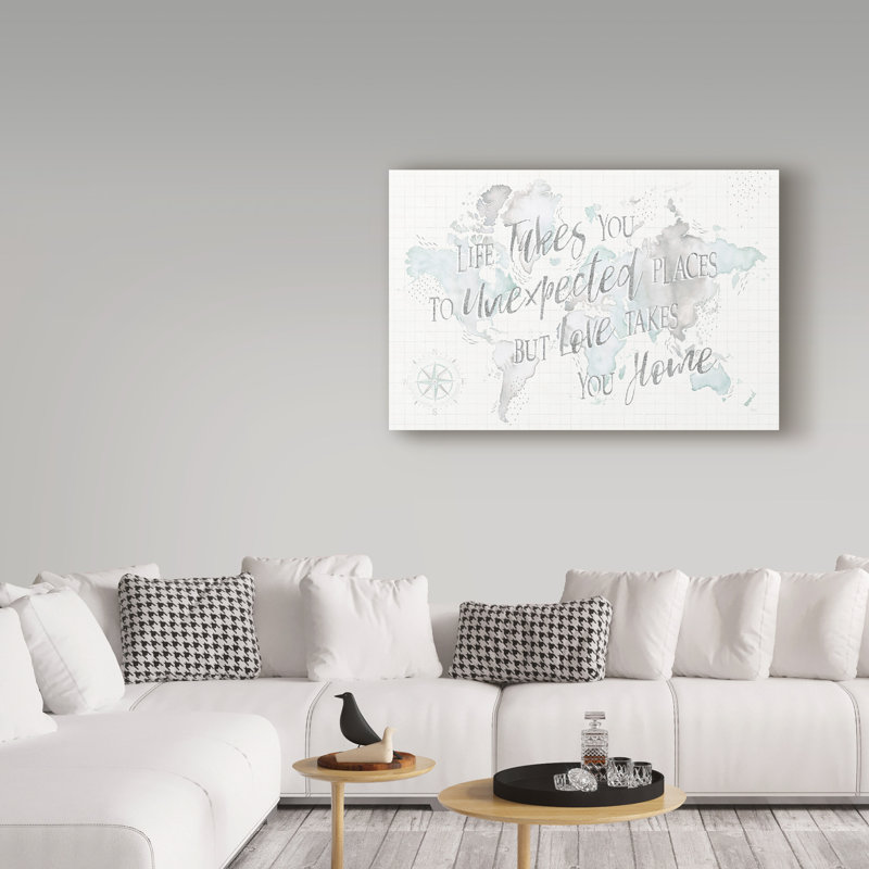 « merveilleuse world », reproduction d’impression sur toile tendue, H 16 po x l 24 po x P 2 po