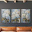 Floral Study Series XLII - Ensemble de toiles tendues avec châssis Premium - Prêt à être accroché-859082080