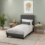 Anding Upholstered Slat Bed