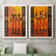 Trois chasseurs - ensemble de 2 impressions-1102836337-1102836351-1102836336
