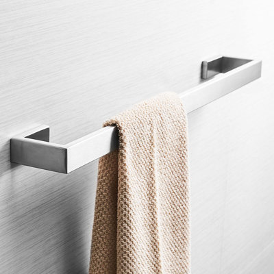 Bathroom Towel Bar, 24 Inch Towel Racks For Bathroom Wall Mounted, Heavy Duty Hand Towel Holder Organizer, Modern Home Towel Rod Single Bar
