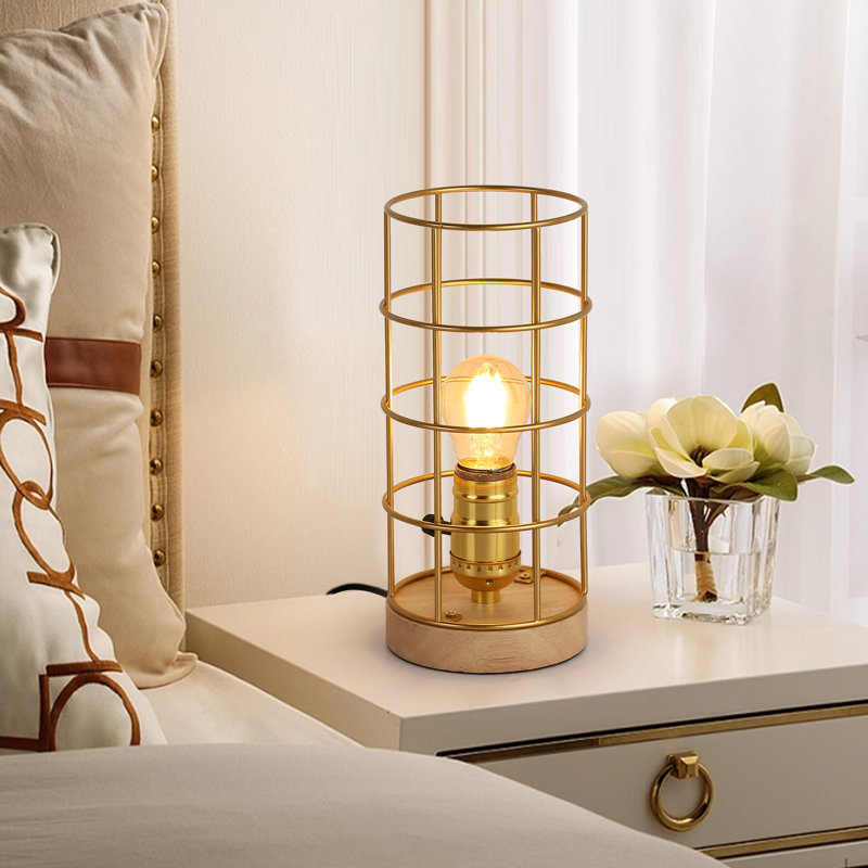 Mikyla Solid Wood Table Lamp