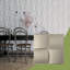 Panneau mural décoratif 3D en métal argenté l 19 5/8 po x H 19 5/8 po Smith (couvre 2,67 pieds carrés)-123529536