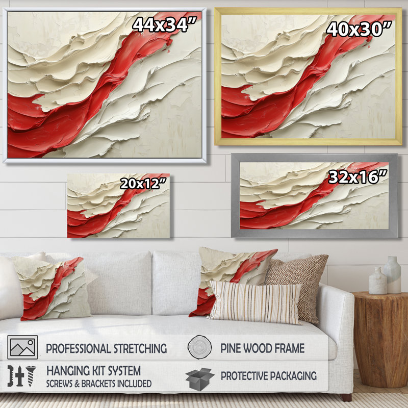 Chaos Harmony Of Drip Ink Peinture I - Art mural pour salon, H 16 po x l 32 po, Toile tendue, Ne s’applique pas