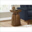 Table basse en cuivre martelé en métal avec base en forme de cloche, 22 po de hauteur - peu encombrante pour le salon et la chambre à coucher, aucun assemblage requis-148854486