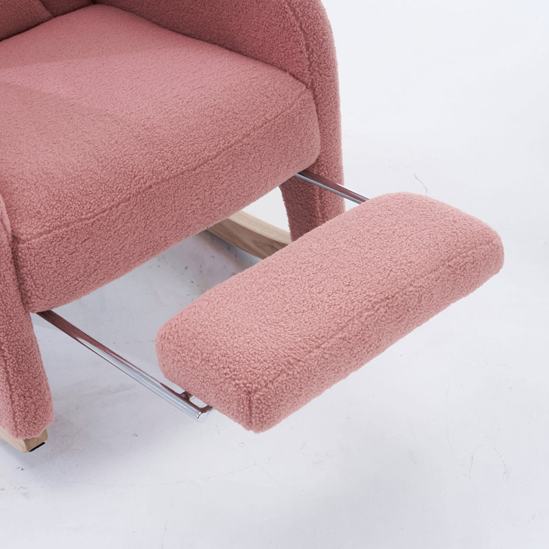 Chaise berçante Teddy, Rose