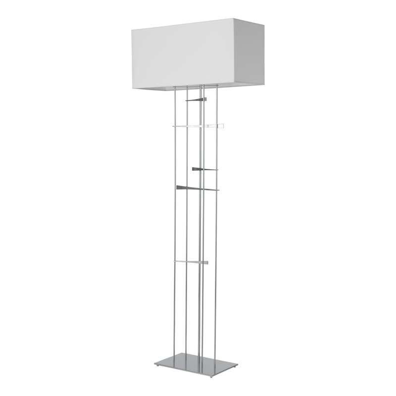 Cavaletti 65" Floor Lamp, Natural Anna, Sterling