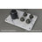 15.75 In. X 11.81 In. White Marble Look Stone Drying Mat For Kitchen, Water Absorbent Diatomaceous Stone Dish Drying Mat