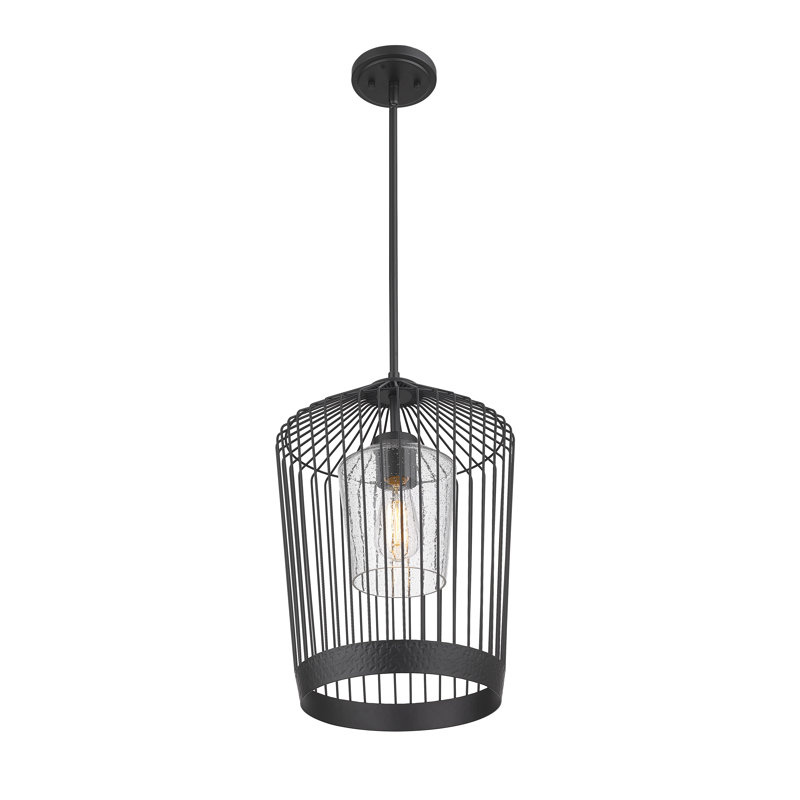 Luminaire suspendu 1 lumière Magallanes, H 99,5 po x l 13 po x P 13 po