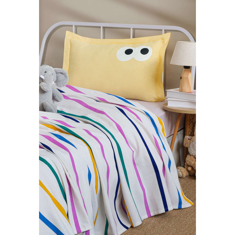 100% Cotton Single Pique Set, Yellow | Includes 63 x 93 Pique, 39 x 79 Fitted Sheet with 10 Deep Pocket, 20 x 28 Oxford Pillowcase | Machine Washable at 86°F, Soft & Durable, Perfect for Cozy Bedrooms